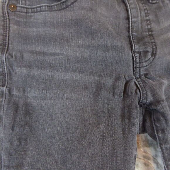 Madewell  Jeans Womens 25 9" High Rise Skinny Black Raw Hem Distressed - Picture 4 of 14